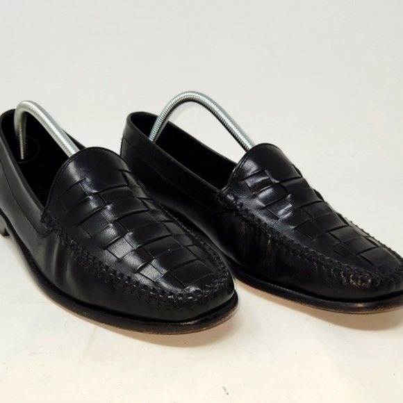Cole Haan Black Classic Leather Loafers